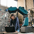 Robot Arm in Workshop