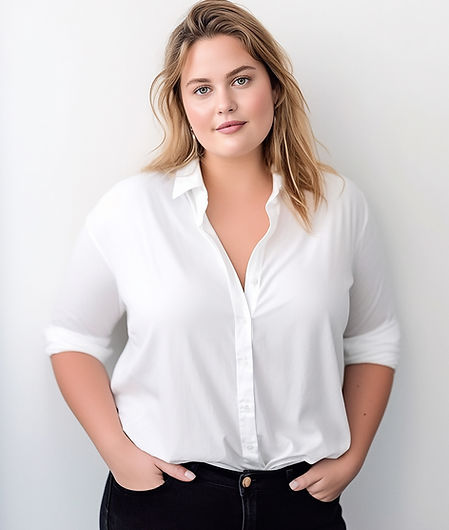 Woman in White Shirt