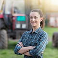 Jovem agricultor