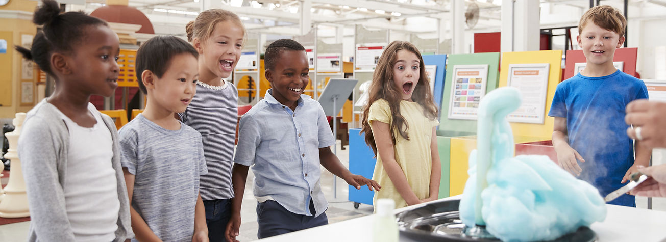 Excited Children in Science Class