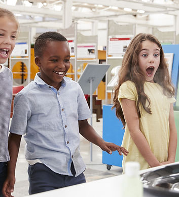 Excited Children in Science Class