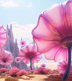 Fantasy Flower Landscape