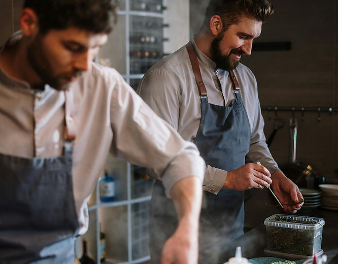 Chefs Cooking Together