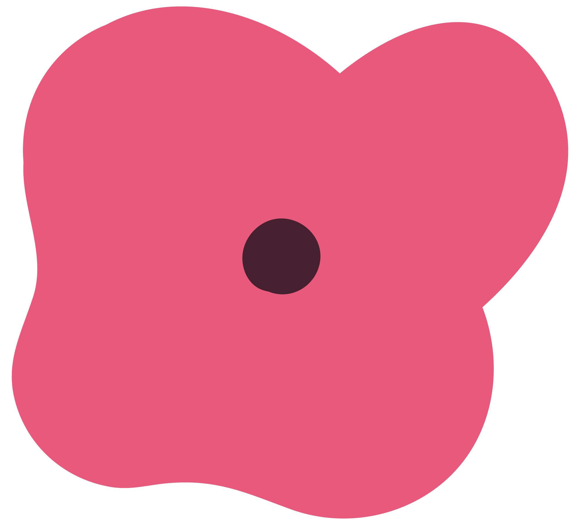 Minimalist Pink Flower