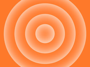 Five orange circles