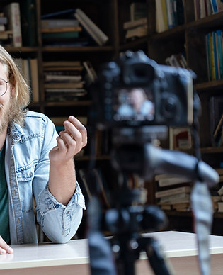 Man Filming Video
