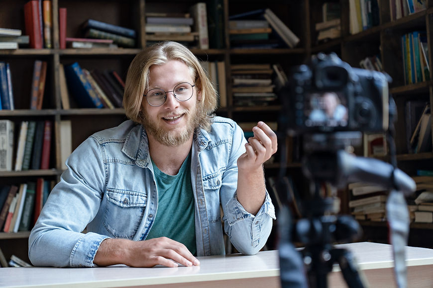 Man Filming Video