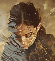 Face Reflected in Water