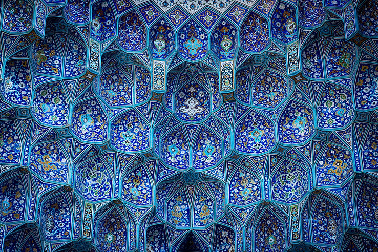 Blue Tile Pattern