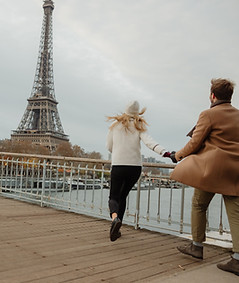 Couple Near Eiffel
