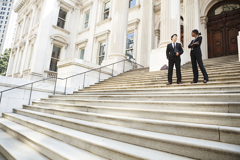 Business Discussion Outdoors