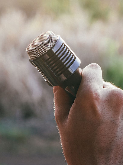 Holding a Mic