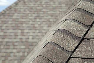 New Roof Cap Leads to Valley and Blurred Shingles