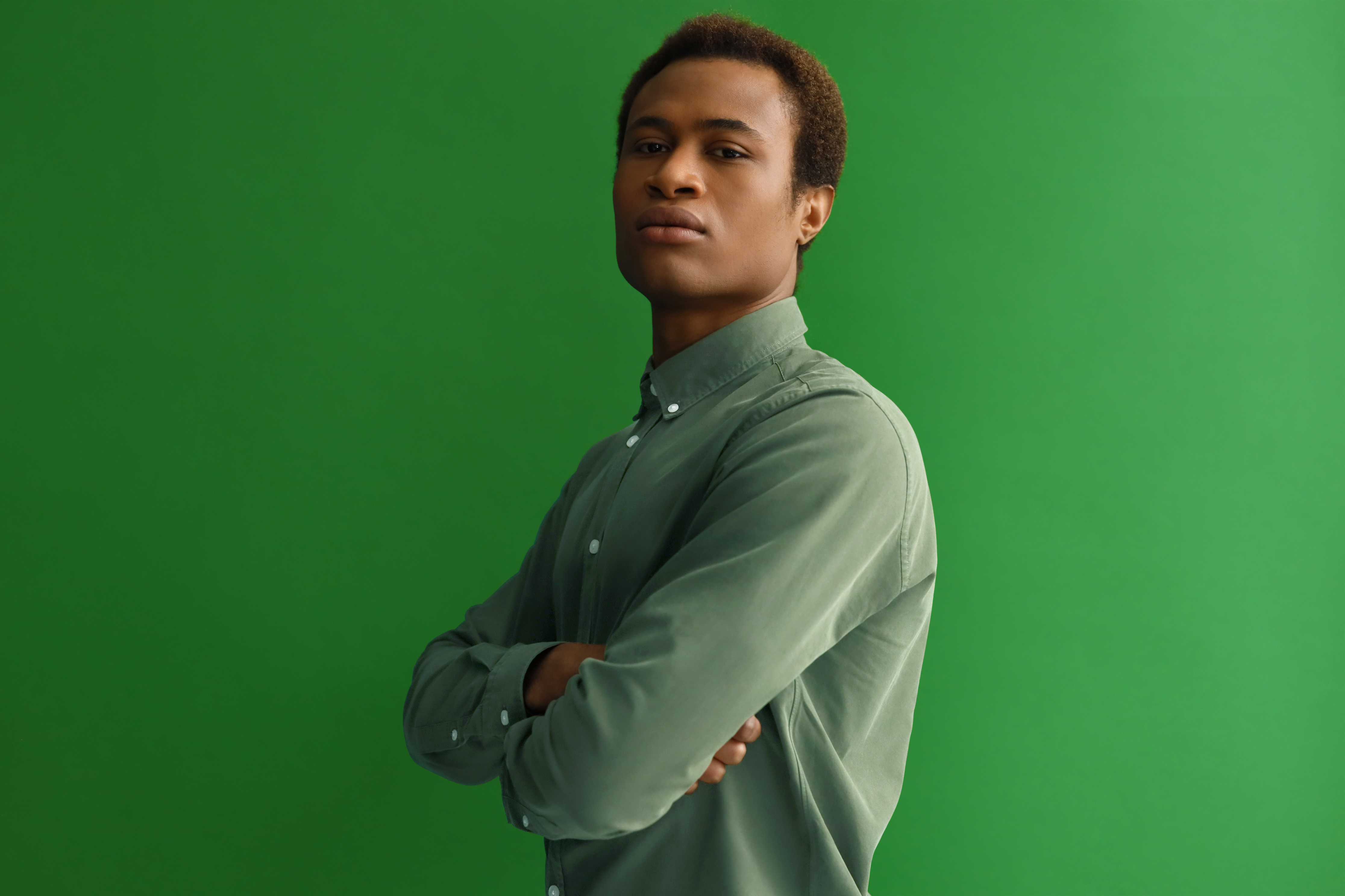 Porträt eines selbstbewussten Mannes