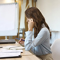 Femme affaires, téléphone