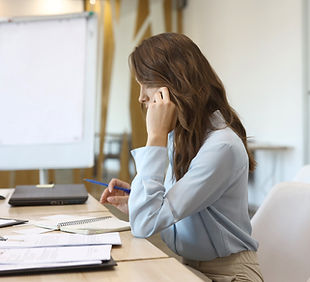Woman in Office
