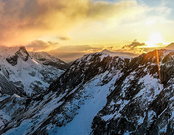 Sunrise over Mountains