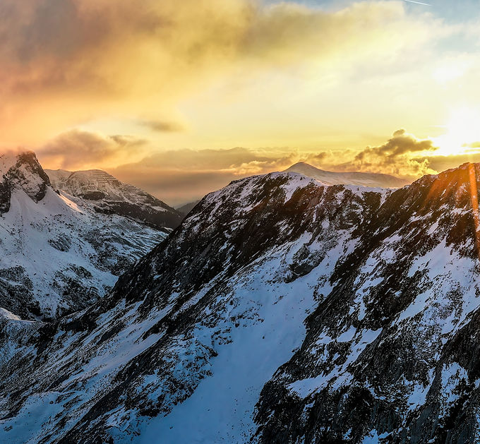 Sunrise over Mountains