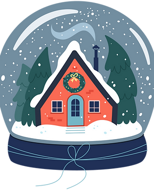 Snow Globe with House