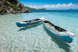 ビーチでのカヤック