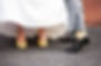 Wedding shoes close-up