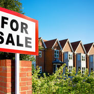 For sale side outside of homes