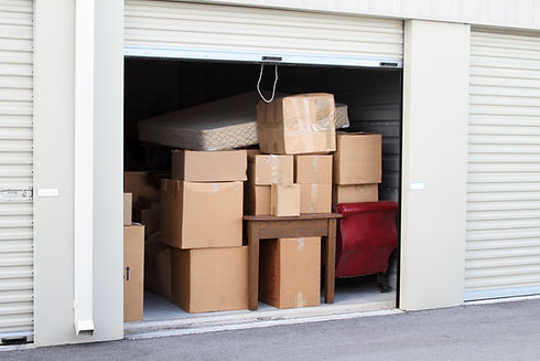 Warehouse building with self storage units. Self storage facility.