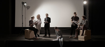 Acteurs en répétition