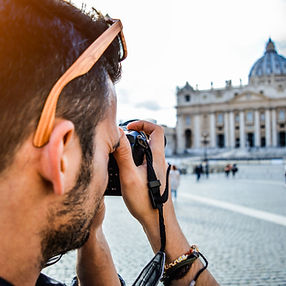 Photographer Near Landmark