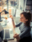 Woman Meditating at Desk