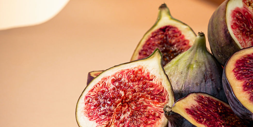 Figues coupées en deux