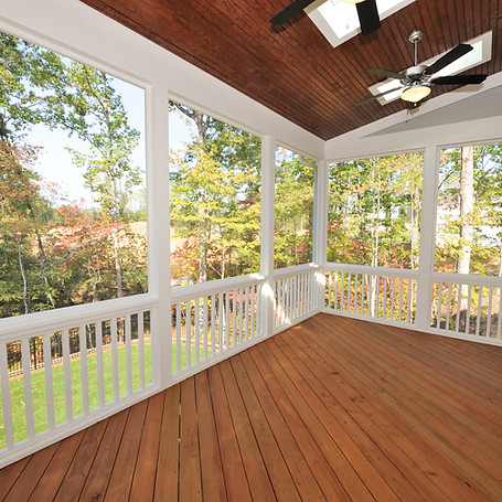 Wooden decking