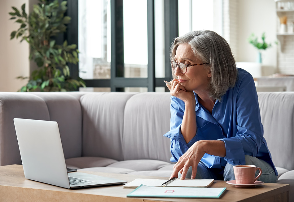 Woman Working Remotely