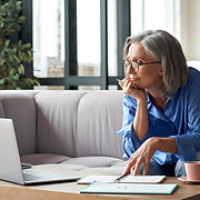 Woman Working Remotely