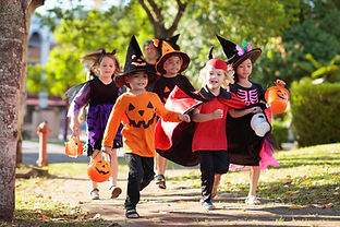 Kids in Halloween Costumes