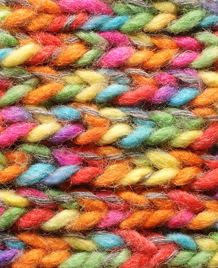 Rainbow wool