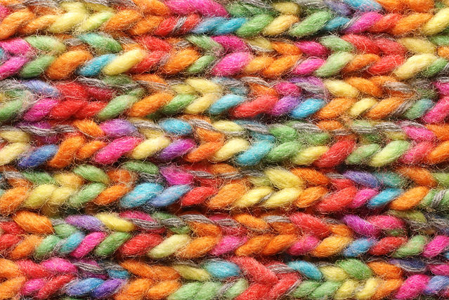 Colorful Knitted Print