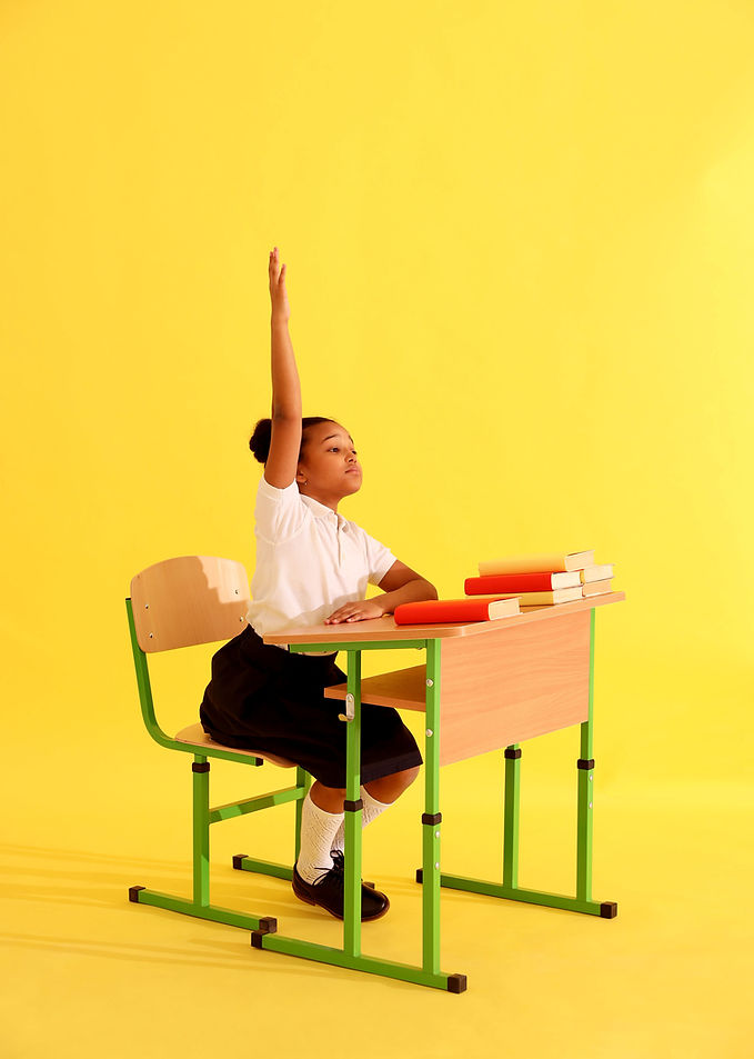 Girl Raising Hand