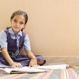 Girl at school