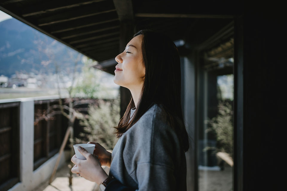 Woman Enjoying Outdoors