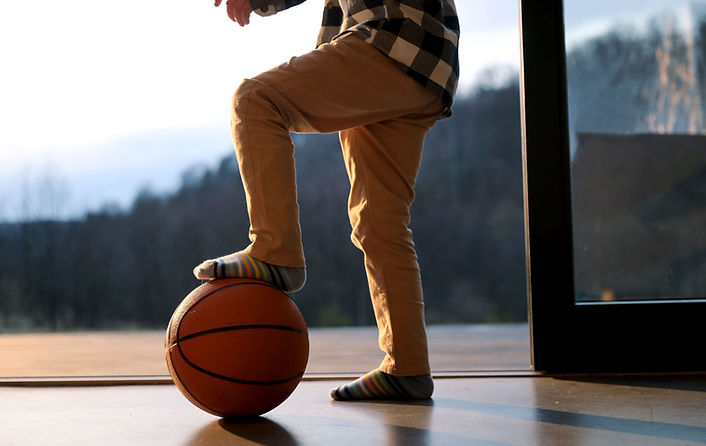 Kid with Basketball