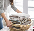 Basket Of Linens