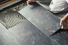 Processus d'installation des carreaux