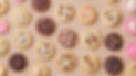 Présentoir de biscuits assortis
