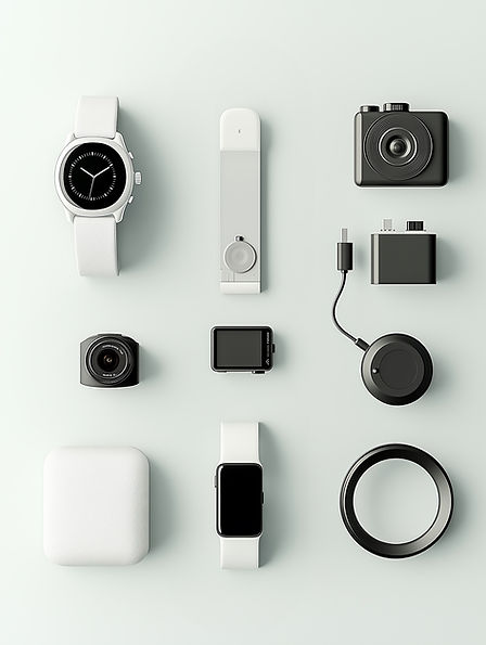 Diseño de gadgets tecnológicos modernos