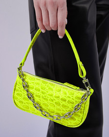 Neon gelbe Handtasche - it piece