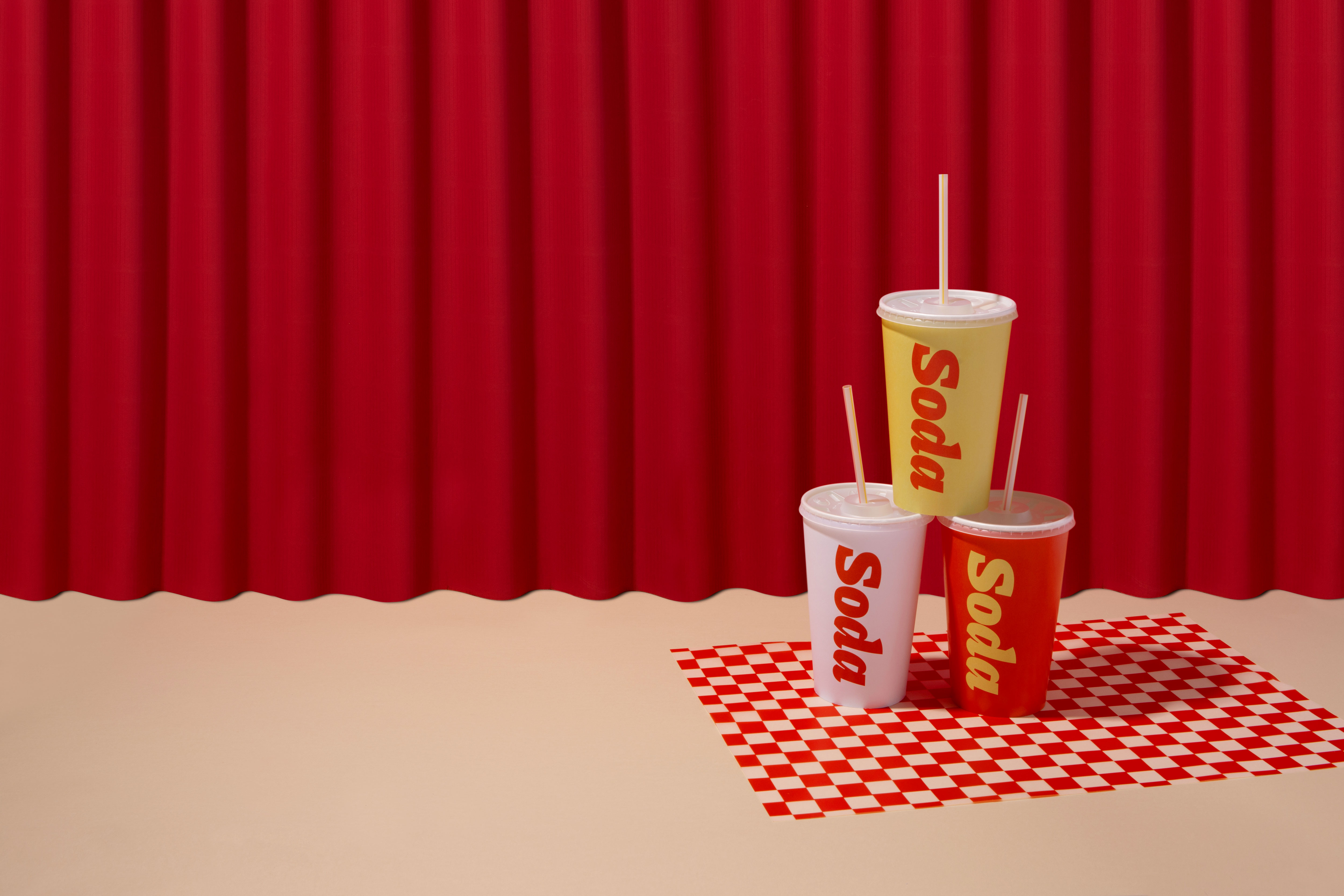 Arranged Food and Objects