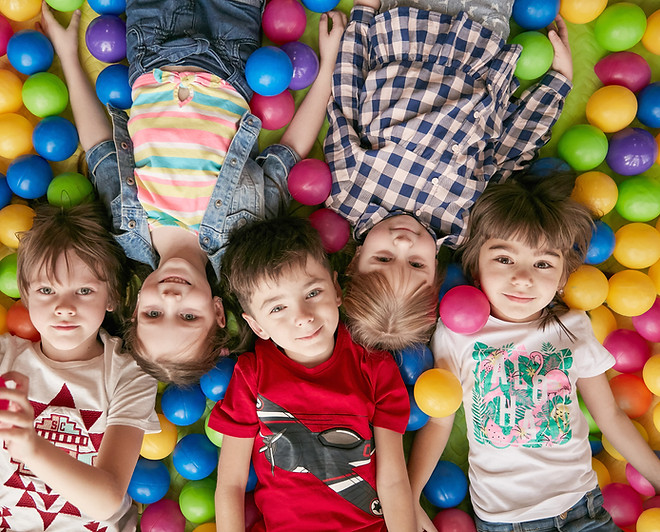 Children in Indoor Playground
