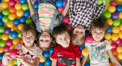 Children On Play Balls