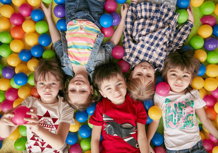 Children in Indoor Playground